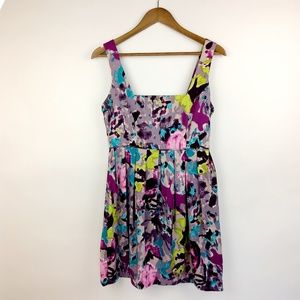 BB Dakota Watercolor Mini Dress Size 6